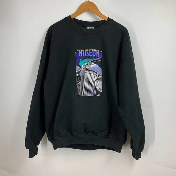 Jerzees Men's Vintage Walter P Chrysler Museum Michigan Sweatshirt Size 2XL